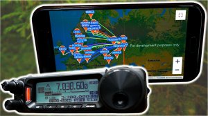 WSPR Yaesu FT-891 и смартфон