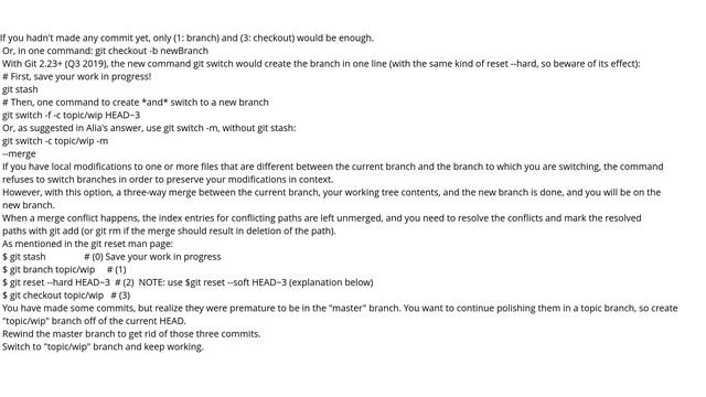 Create Git branch with current changes смотреть онлайн
