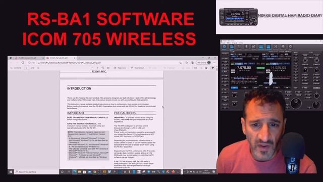ICOM IC-705 RSBA1-V2, SOFTWARE INSTALATION and UPDATE смотреть онлайн
