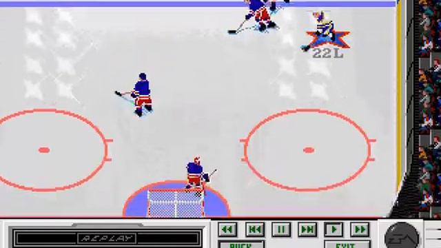 NHL 95: Два красивых гола в одном повторе. смотреть онлайн