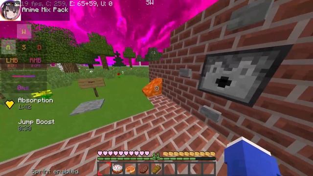 【Minecraft】Mix Anime Texture Pack Resource Pack 【400sub】 смотреть онлайн