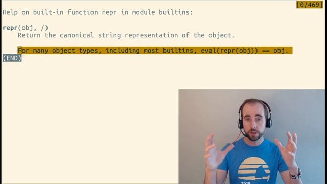 Python's two different string representations смотреть онлайн
