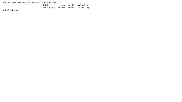 Databases: Adding hstore entries to an uninitialized (NULL) column (2 Solutions!!) смотреть онлайн