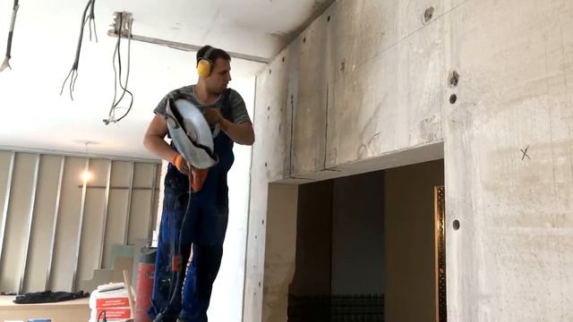 Алмазная резка (увеличение проёма) смотреть онлайн