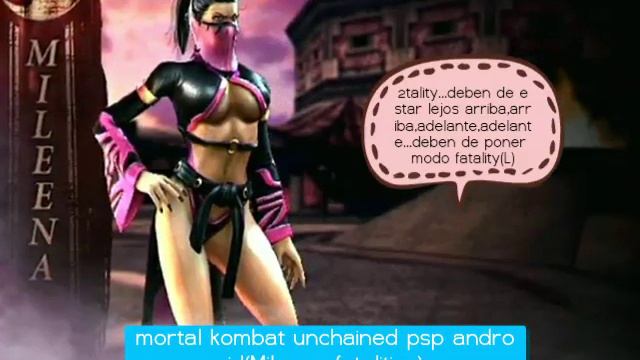 Mortal kombat unchained Psp android mileena fatality смотреть онлайн