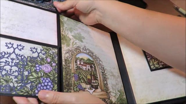 How To Tutorial Pt 6 Heartfelt Creations Italiana Riviera Mini Album смотреть онлайн