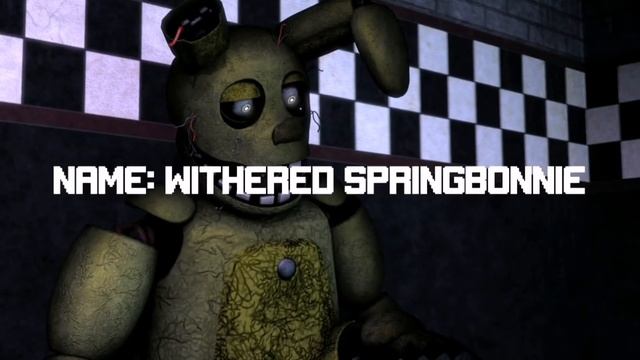 Образ Спринг Бонни - Вселенная FNaF