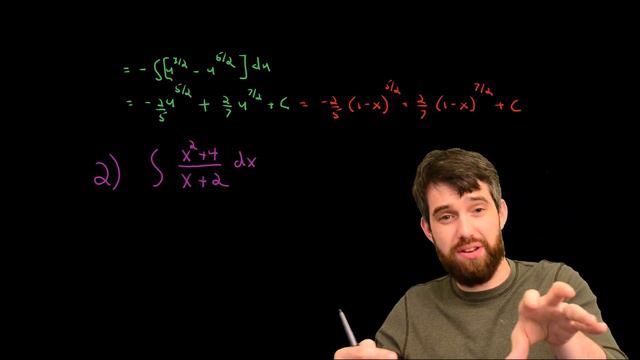 Back Substitution - When a u-sub doesn't match cleanly! смотреть онлайн