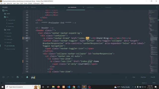 Blog website PHP OOP | Template Mastering | Learn PHP basic to Advance 01 смотреть онлайн