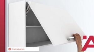 Hafele Подъемный механизм Free Flap 1.7 Монтаж. Регулировка