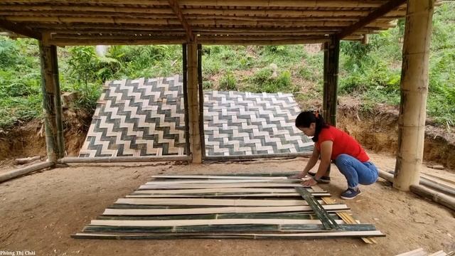 FULL VIDEO: 100 Days Build Warm,bamboo house,kitchen house living in the forest смотреть онлайн