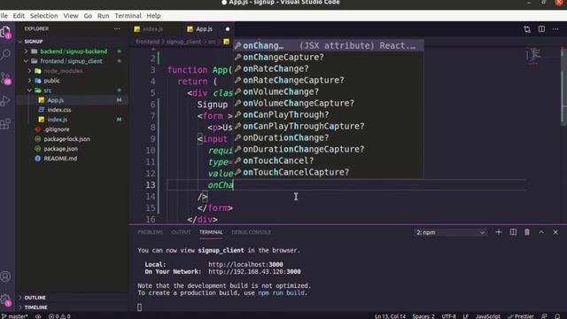 Sign up form using Reactjs, Nestjs and mongo db | Node js | Part -1|coding is easy | смотреть онлайн