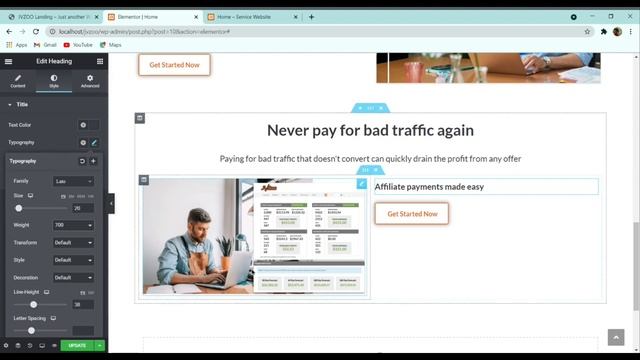 How to create a Landing Page ? for Free using Elementor & WordPress 2022 | Easy Wordpress Tutorial смотреть онлайн