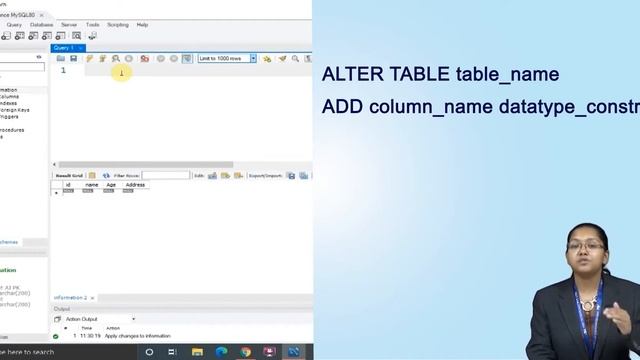 MySQL Tutorial 4.4 Alter command ADD смотреть онлайн