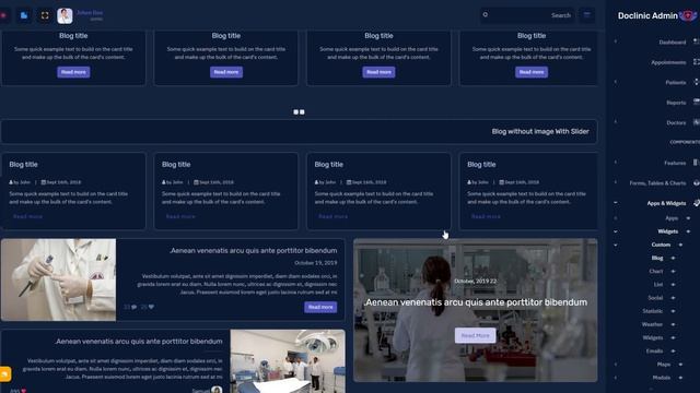 Medical Responsive Admin Dashboard Template with Bootstrap UI Kit – Doclinic смотреть онлайн