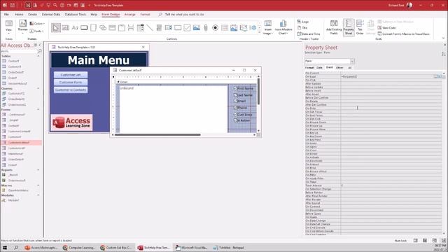 Custom List Box Columns in Access смотреть онлайн