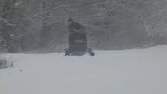 Рязань 2012.MOV самодельный снегоход. смотреть онлайн