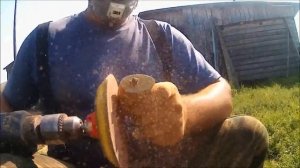 изготовление рукояти ножа из пробки.пробковая рукоять  ножа своими руками