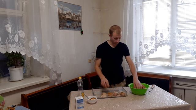 готовлю Грузинское блюдо чкумереле или шкумерели #чкумереле#шкумкрели смотреть онлайн