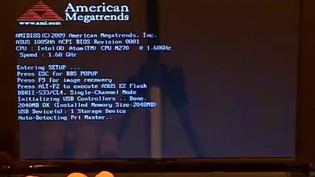 How To Boot An Asus Eee PC Netbook From A USB Flash Drive