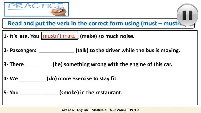 Grade 6 English Module 4 Our World Part 2 смотреть онлайн