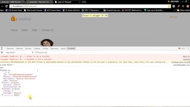 AJAX Post Request Debugging смотреть онлайн