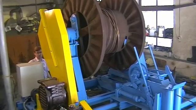 Установка для намотки провода контактной сети УН-2 смотреть онлайн