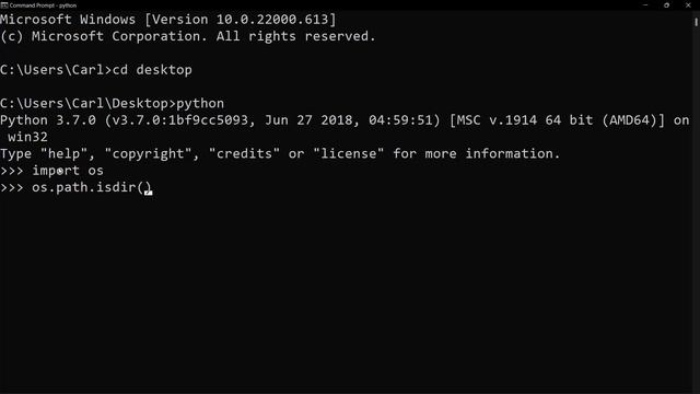 How to find if directory exists in Python смотреть онлайн