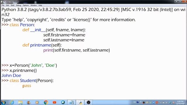 Inheritance In Python | Tutorial-13 смотреть онлайн