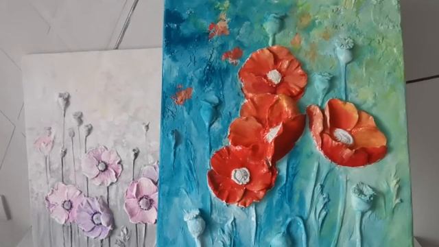 Барельеф своими руками. МК окрашивание барельефа.