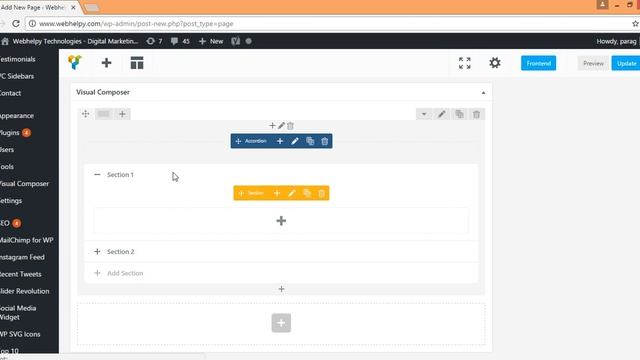 How to use Visual Composer in Wordpress смотреть онлайн