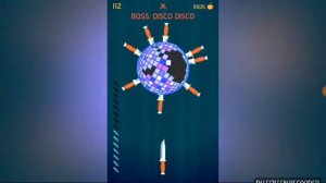 Прошёл легендарного босса в игре knife Hit диско шар