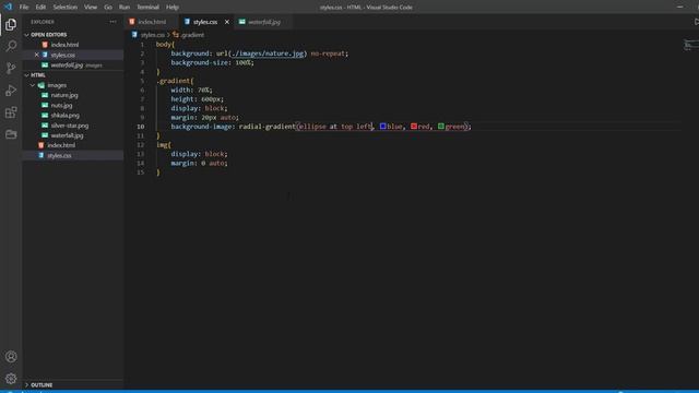 Радиальные градиенты в css3. Radial-gradient. Урок 9 смотреть онлайн