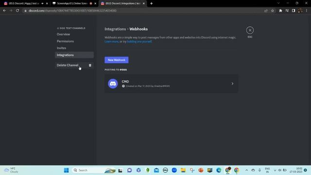 How to delete webhooks!! смотреть онлайн
