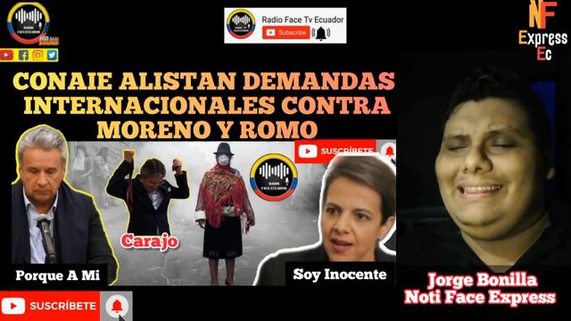 CONAIE CONFIRMA DEM4ND4S INTERNACIONALES CONTR4 LENIN MORENO Y M. PAULA ROMO HECHO OCTUBRE 2019 RFE смотреть онлайн