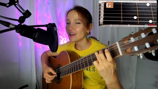 Твои карие глаза, песня на гитаре (guitar cover) смотреть онлайн