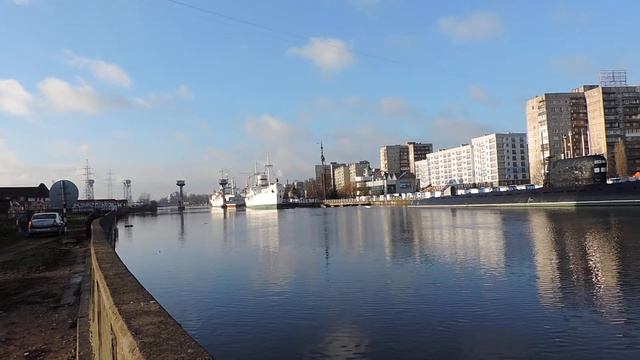 Калининград Музей Мирового Океана с набережной Портовой улицы