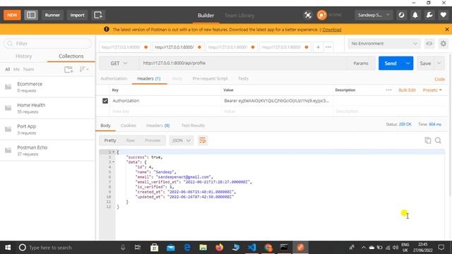 Laravel API Integration Project #17 - How To Set Custom JWT Token Expiration Time In Laravel Hindi смотреть онлайн