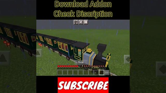 Best Train Addon For Minecraft PE | #shorts #short смотреть онлайн