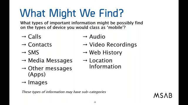 Webinar: An Introduction to Mobile Forensics смотреть онлайн