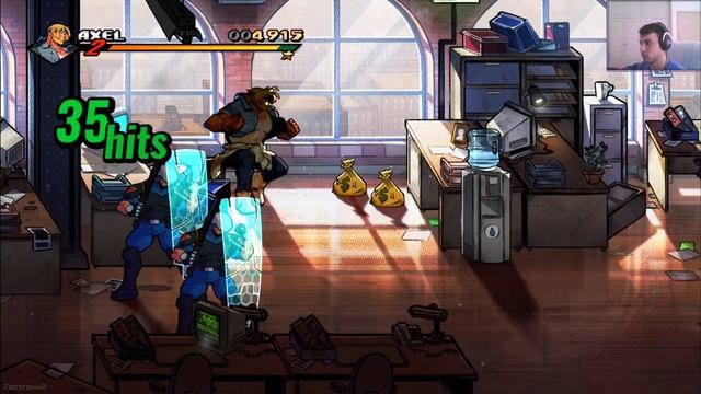 Stage 2: Police Precint - Streets of Rage 4 Playthrough смотреть онлайн