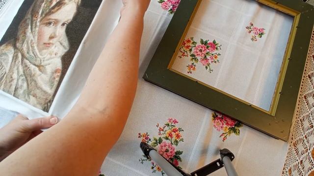 Как быстро и просто оформить ВЫШИВКУ в РАМУ своими руками. смотреть онлайн