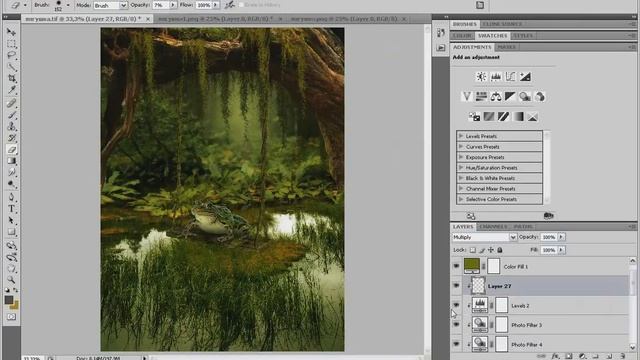 Царевна лягушка Speed Art от helusha / Princess Frog смотреть онлайн