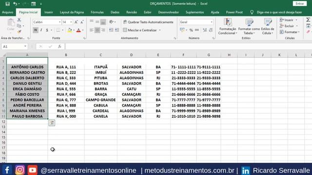 EXCEL: CRIANDO LISTAS PARA PADRONIZAR SEUS DADOS смотреть онлайн