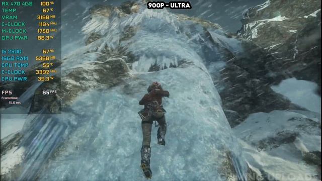 Tomb Raider Trilogy - RX 470 + I5 2500 - Benchmark Test смотреть онлайн