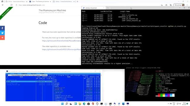 'RamanujanMachine' on rPi4 SBC смотреть онлайн