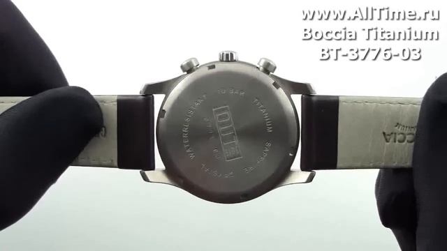 Мужские наручные часы Boccia Titanium BT-3776-03 смотреть онлайн
