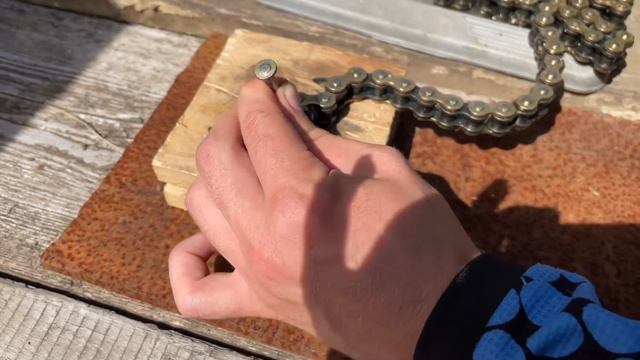 Как укоротить цепь мотоцикла без специального инструмента смотреть онлайн