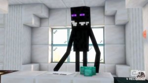 Песня про эндермена в Майнкрафт анимация.