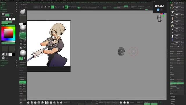 Прытко-скульпт №9 / Стрим Zbrush смотреть онлайн